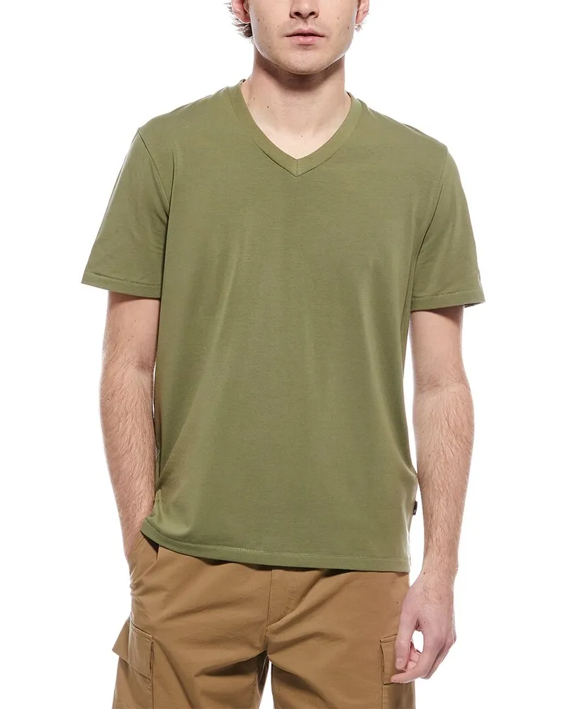7 for all mankind V-Neck T-Shirt Green