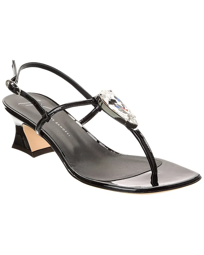 Giuseppe Zanotti Anthonia 45 Vinyl Sandal Black