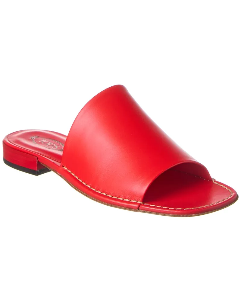 TOD'S TOD’s Leather Sandal Red