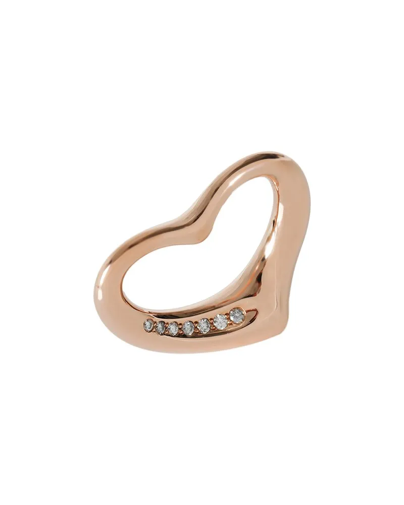 Tiffany & Co. Elsa Peretti 18K Rose Gold 0.20 ct. tw. Diamond Pendant (Authentic Pre-Loved Nocolor