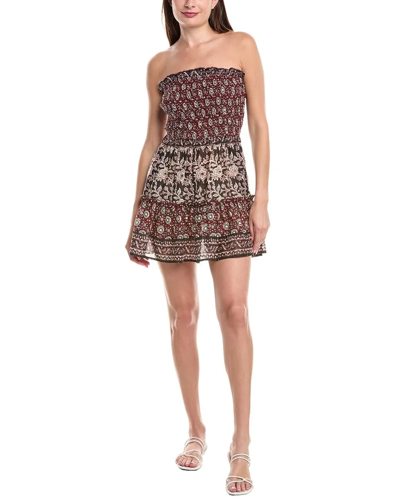 Sea Danae Print Cover-Up Dress Red