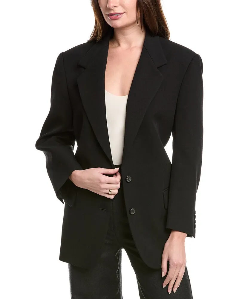 Michael Kors Mattie Wool Blazer Black