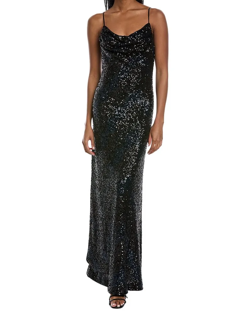 Halston Syrena Gown Black