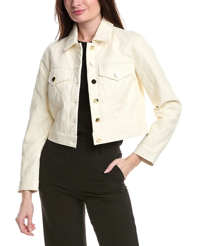 Vince Camuto Quilted Jacket White