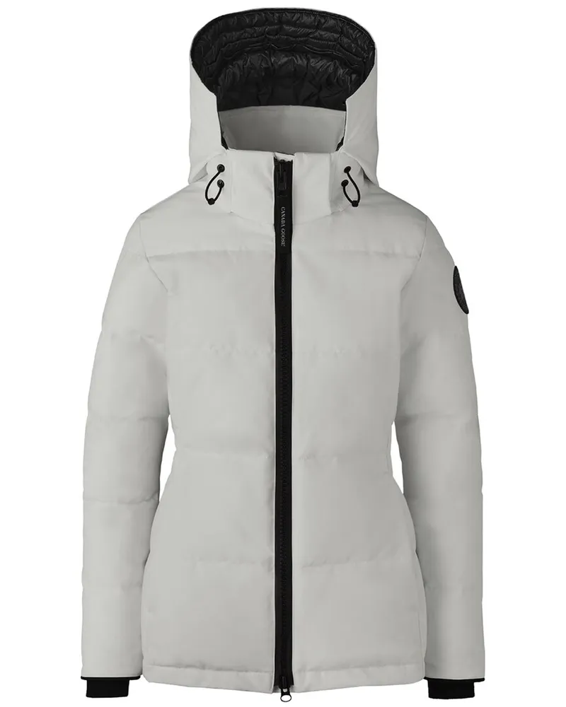 Canada Goose Chelsea Parka Black Label Slim Fit Parka White