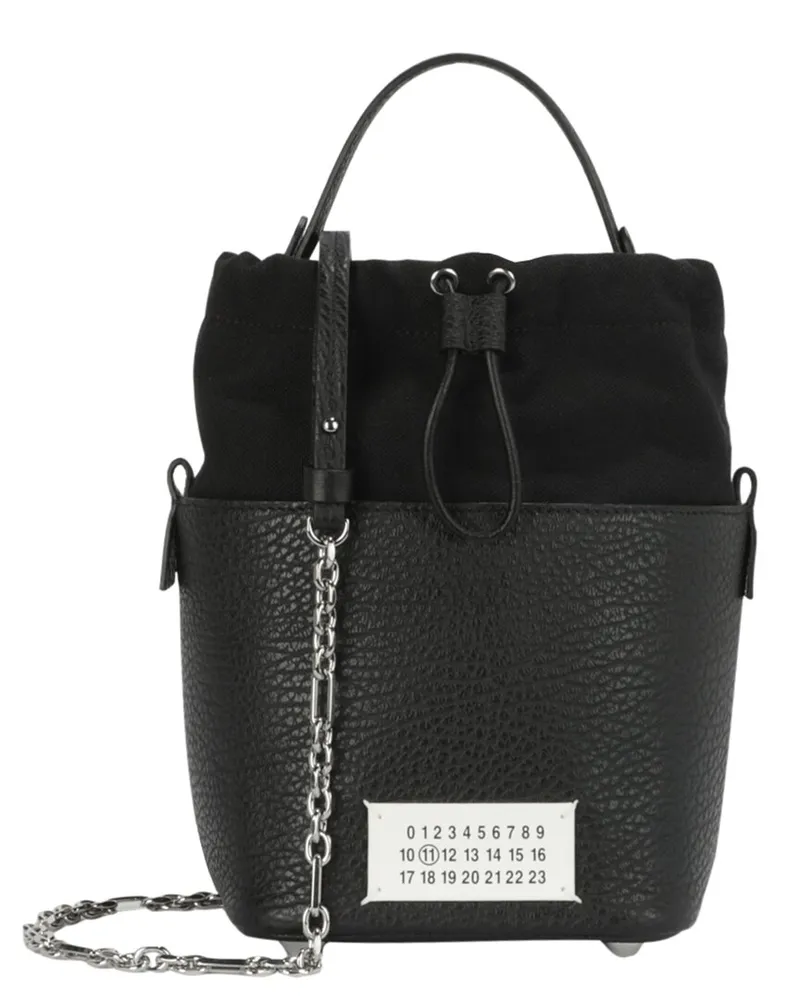 Maison Margiela 5AC Leather Bucket Bag Black