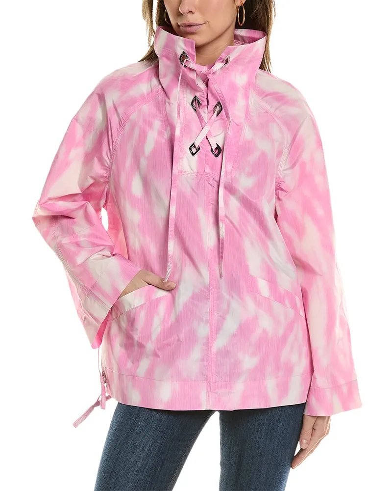 Ganni Crispy Shell Anorak Pink