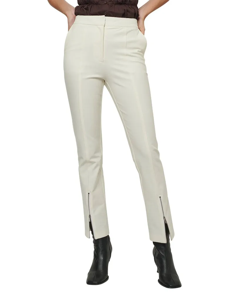 Derek Lam Van Cropped Zipper Pant Nocolor