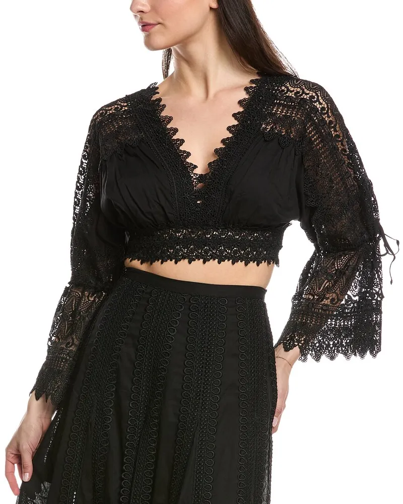Charo Ruiz Elle Top Black