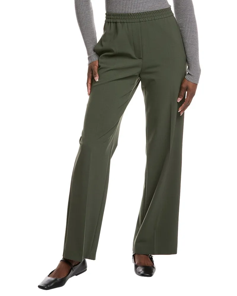 Max Mara Petra Wool-Blend Trouser Green