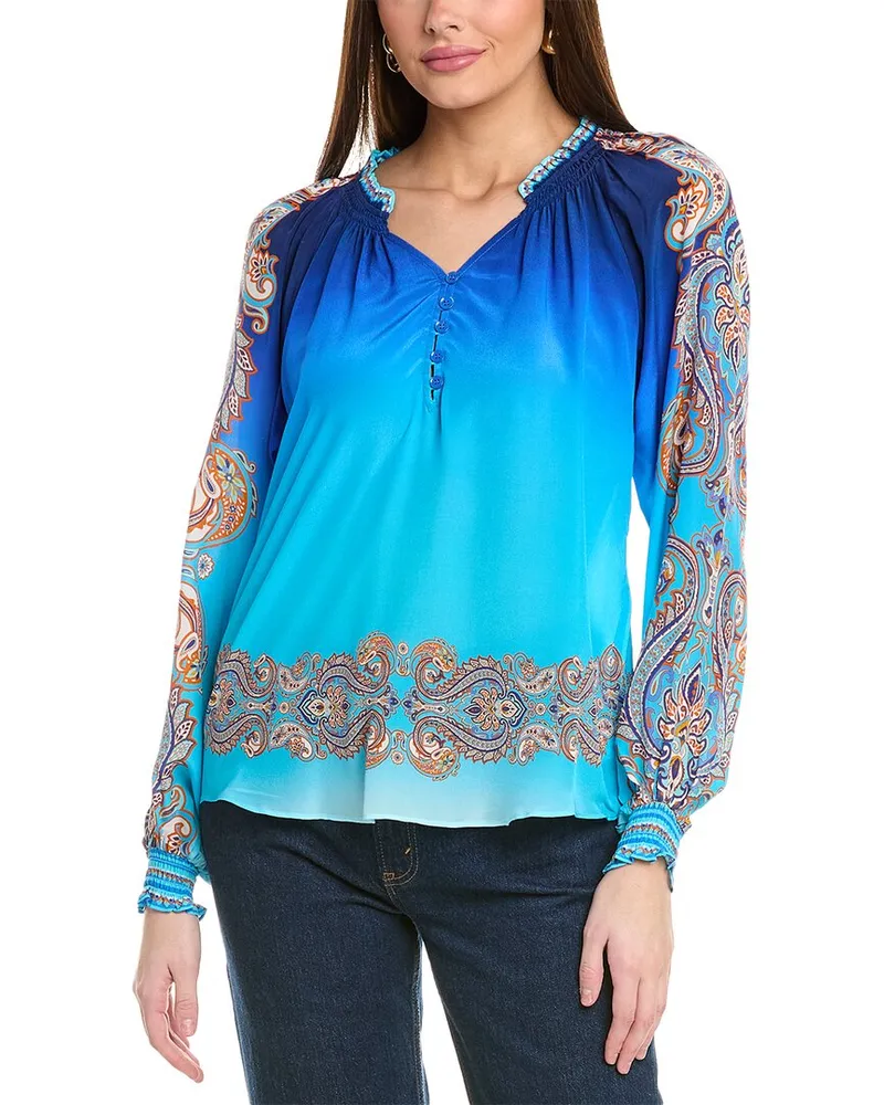 Hale Bob Everleigh Silk Top Nocolor