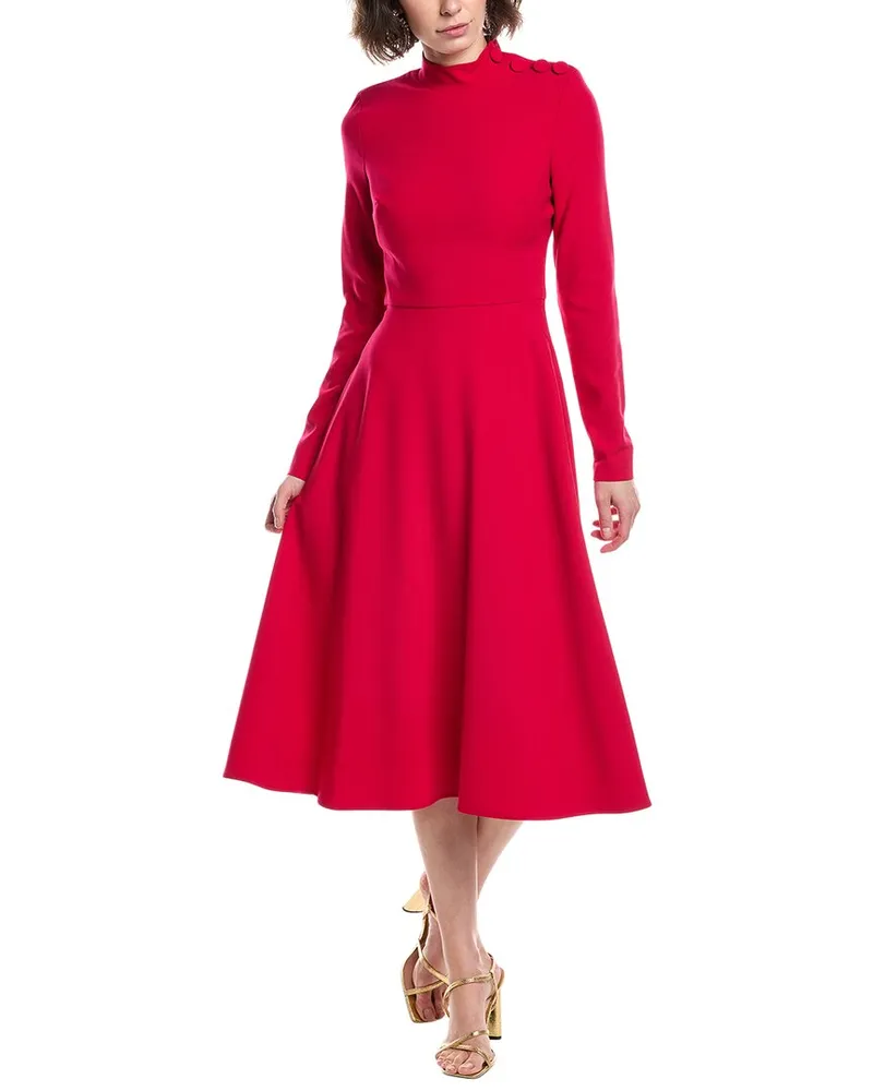 Black Halo Antonia Midi Dress Pink