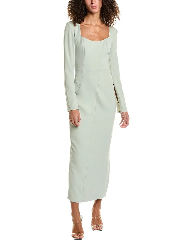 SUBOO Remi Corset Maxi Dress Green