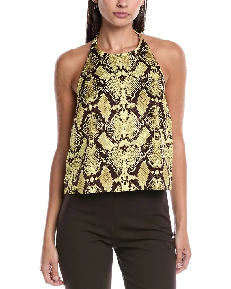 Rebecca Minkoff Isadora Halter Top Yellow
