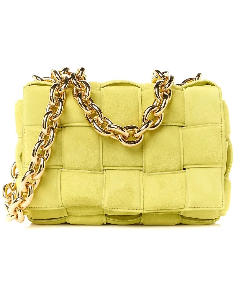 Bottega Veneta Kiwi Intrecciato Leather Padded Cassette Crossbody Bag  (Authentic Pre-Loved Nocolor