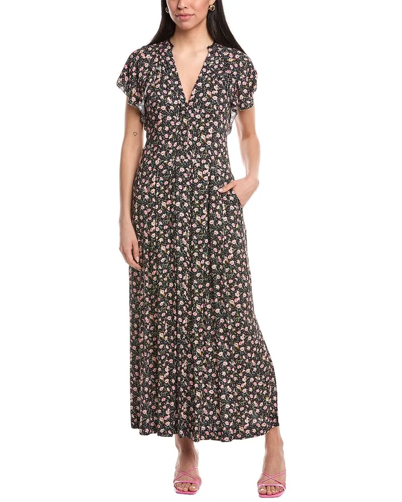 Zadig & Voltaire Ruskie Maxi Dress Pink