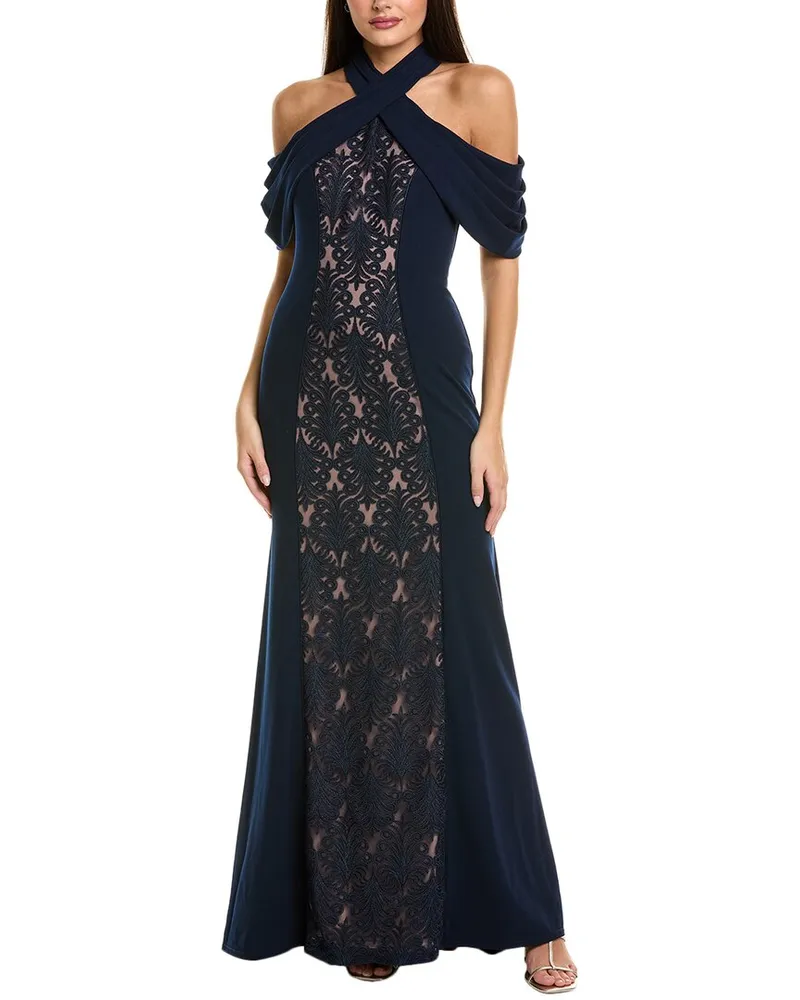 Tadashi Shoji Gown Blue