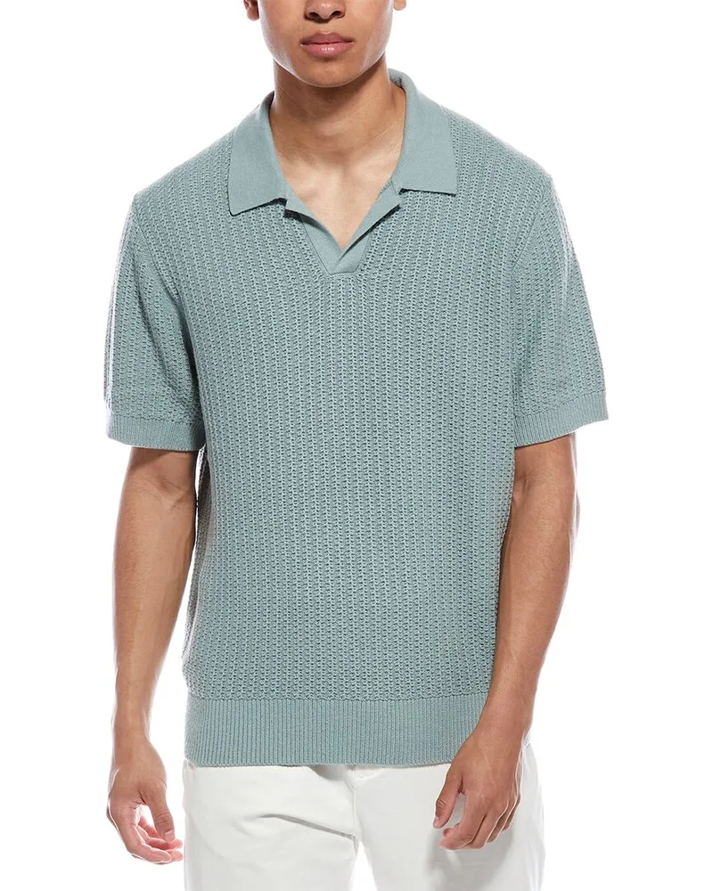 Vince Crafted Cashmere-Blend Shirt Green
