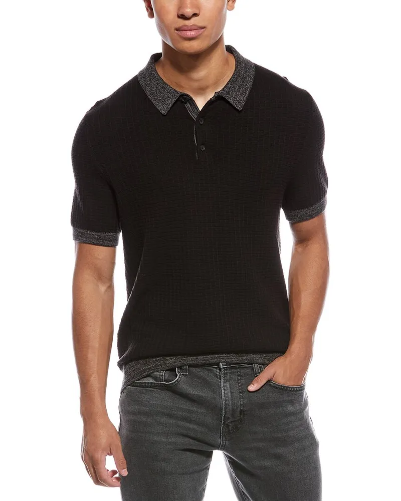 Scotch&Soda Marled Rib Sweater Polo Shirt Nocolor
