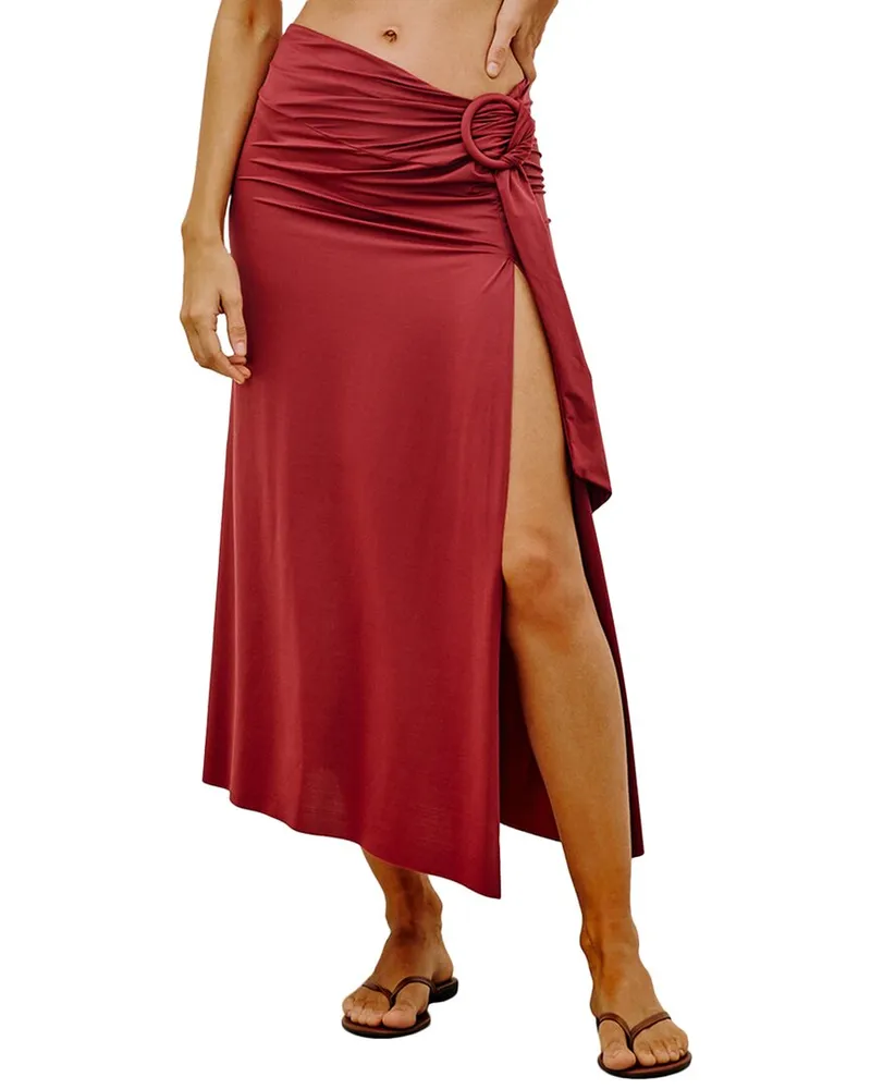ViX Solid Alana Midi Skirt Nocolor