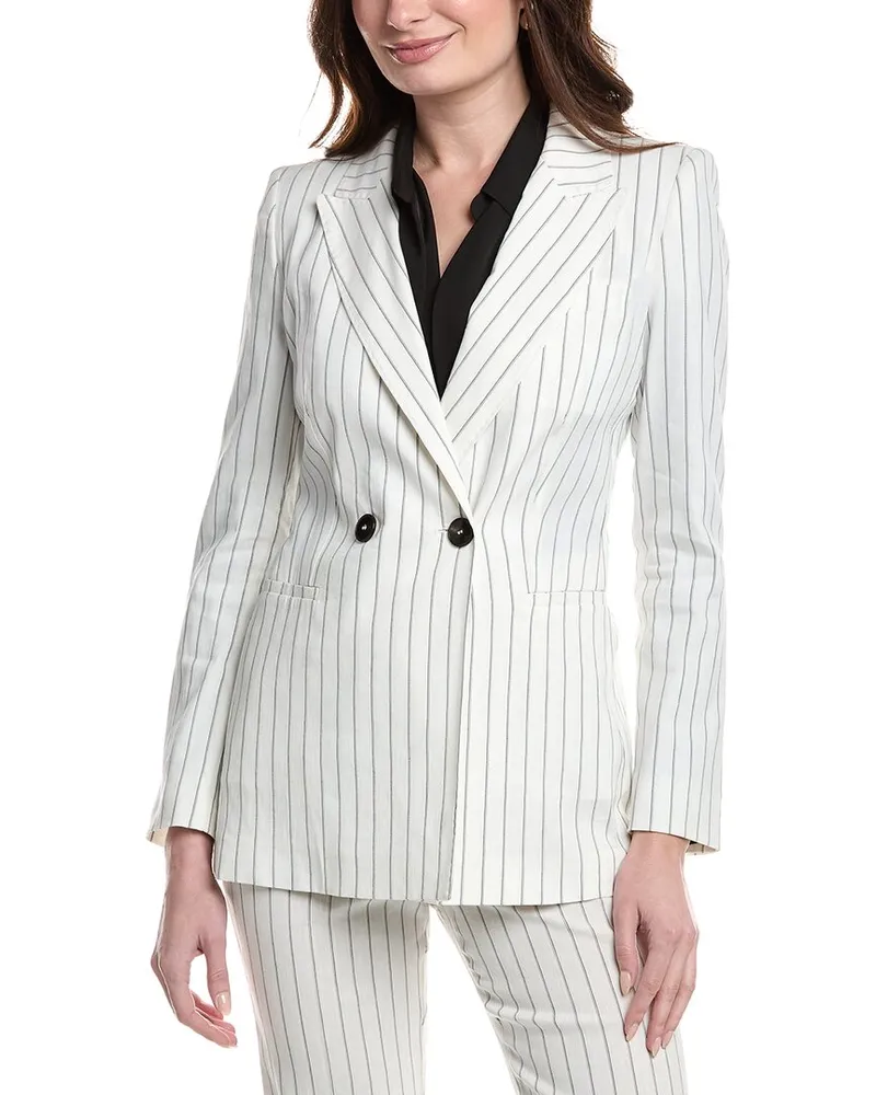 MARELLA Manager Linen-Blend Jacket White