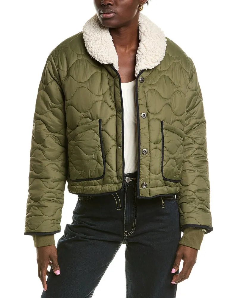 ASTR the Label Bellamie Jacket Green