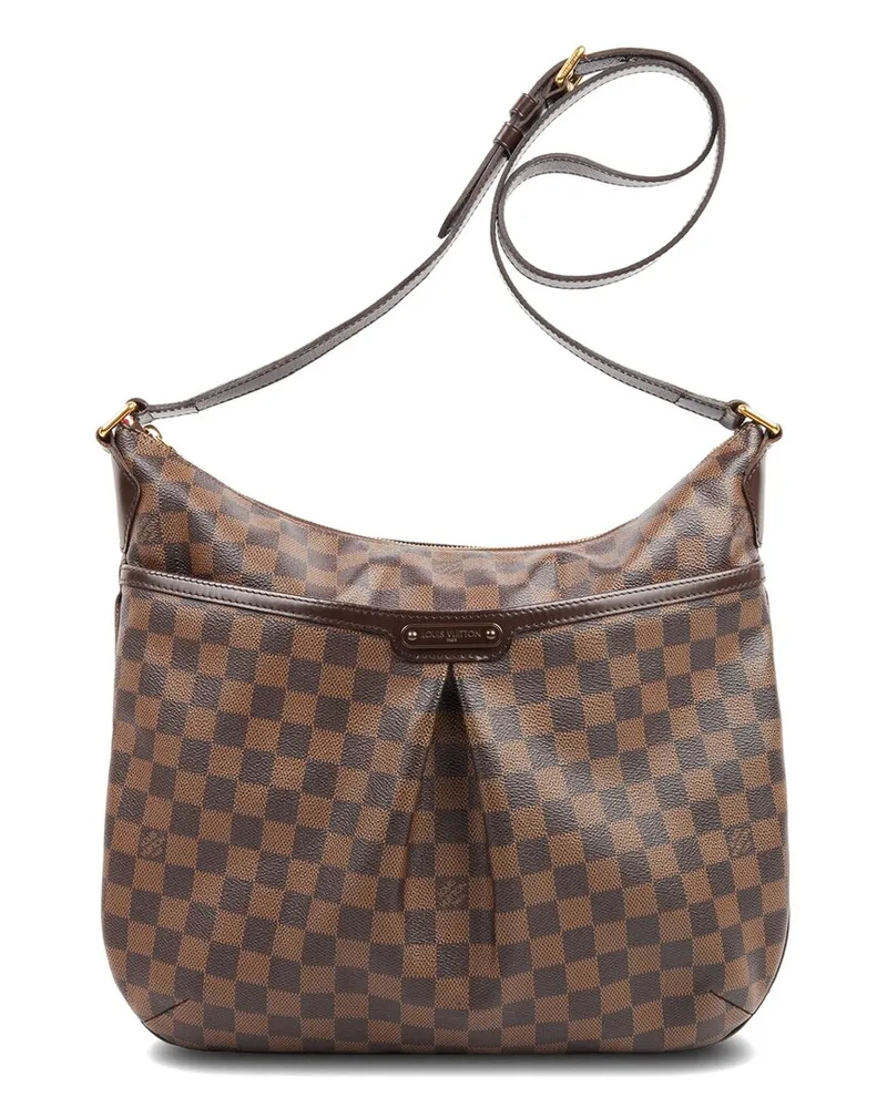 Louis Vuitton Brown Damier Ebene Coated Canvas Bloomsbury GM (Authentic Pre-Loved Nocolor