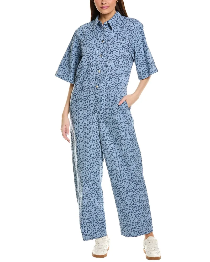 Marimekko Kukkein Unikko Jumpsuit Blue