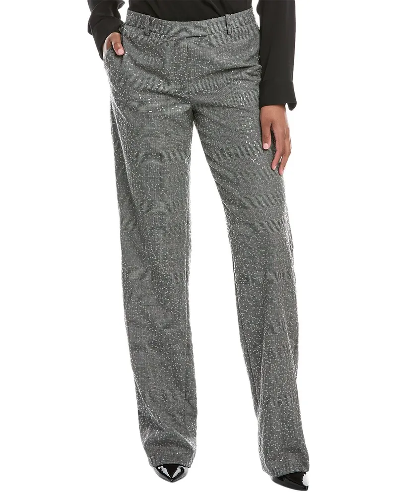 Michael Kors Carolyn Wool-Blend Pant Black
