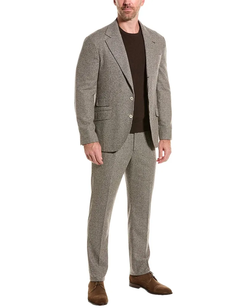 Brunello Cucinelli 2pc Wool & Cashmere-Blend Suit Nocolor