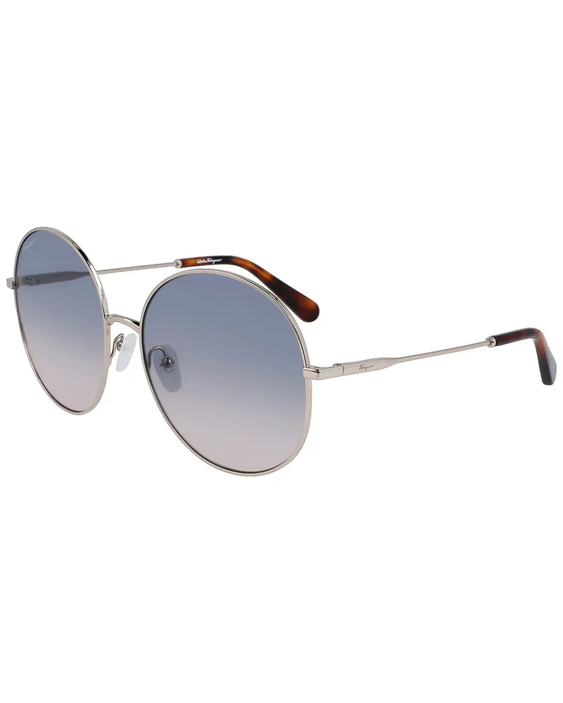 Ferragamo Women's SF299S 60mm Sunglasses Gold