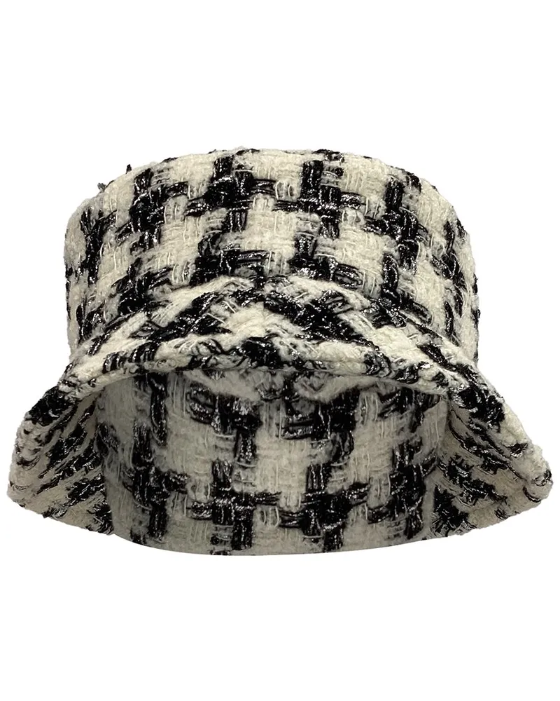 Chanel Houndstooth Bucket Hat (Authentic Pre-Loved Nocolor