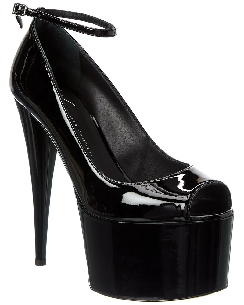 Giuseppe Zanotti Khalifa 90 Platform Sandal Black