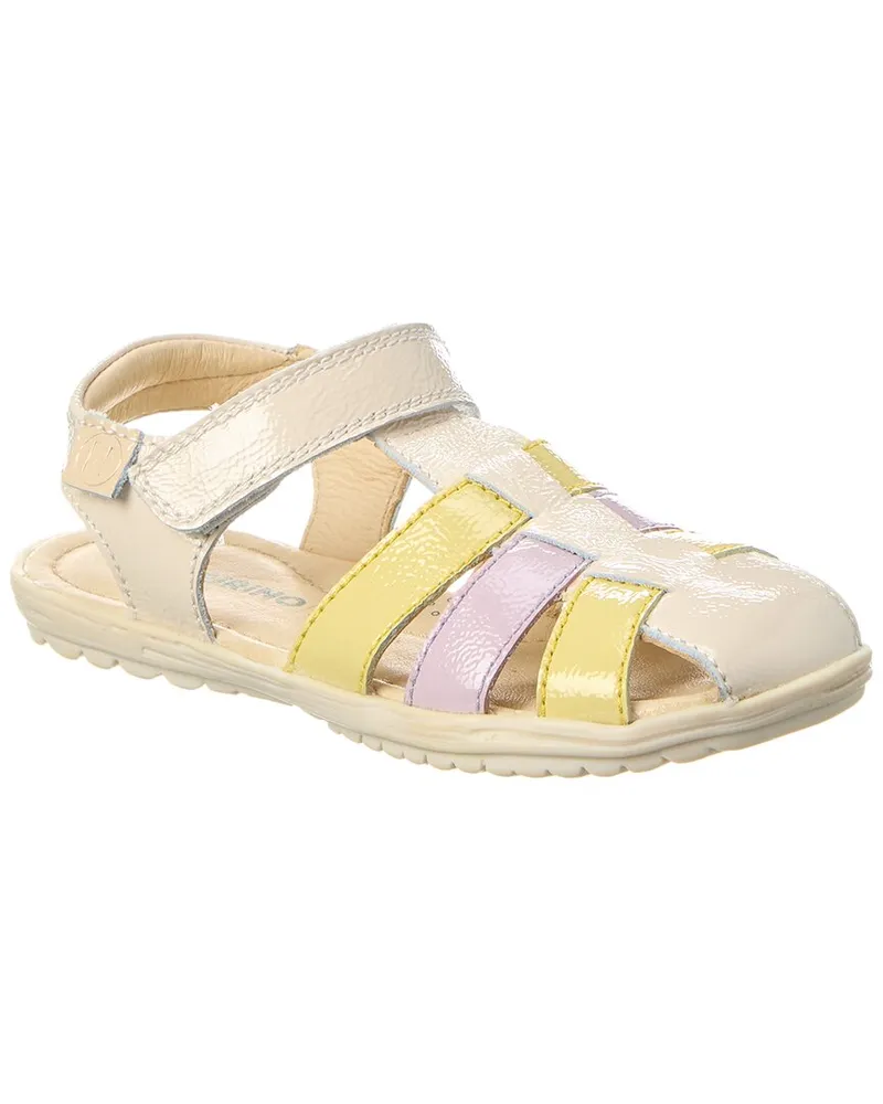 Naturino Squist Patent Sandal White
