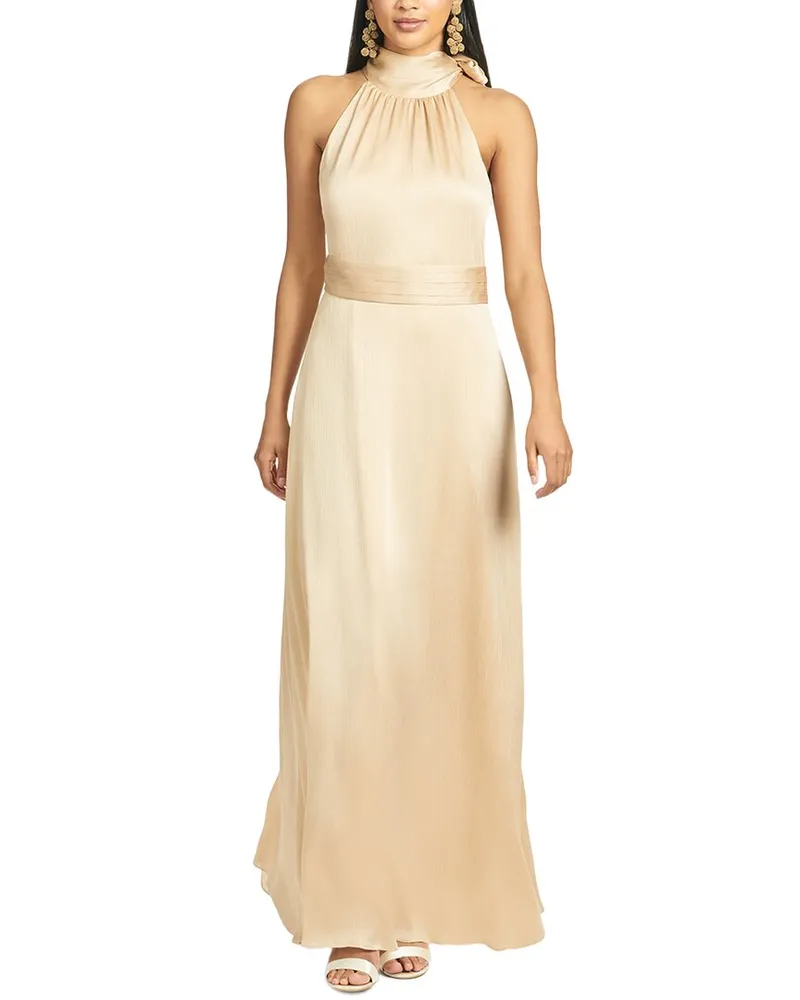 Sachin & Babi Kayla Gown Gold