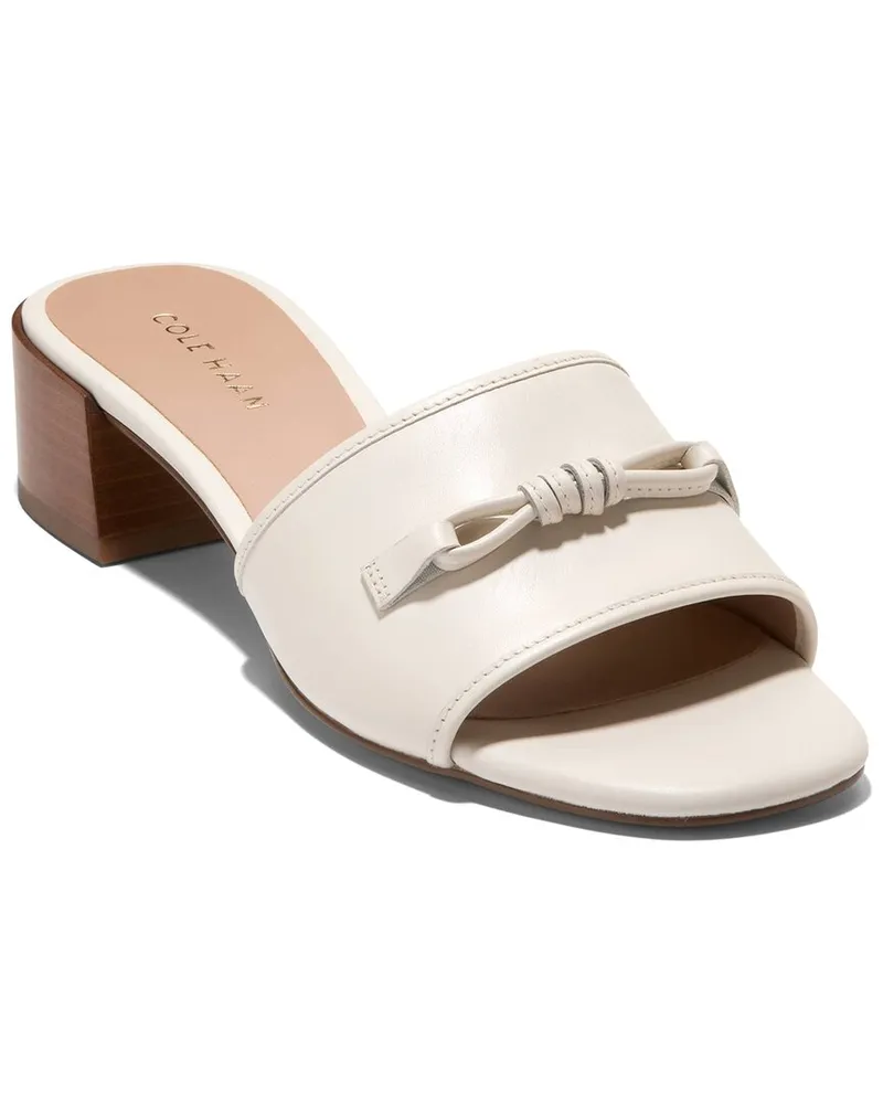 COLE HAAN Cailyn Bow Mule Leather Sandal Nocolor