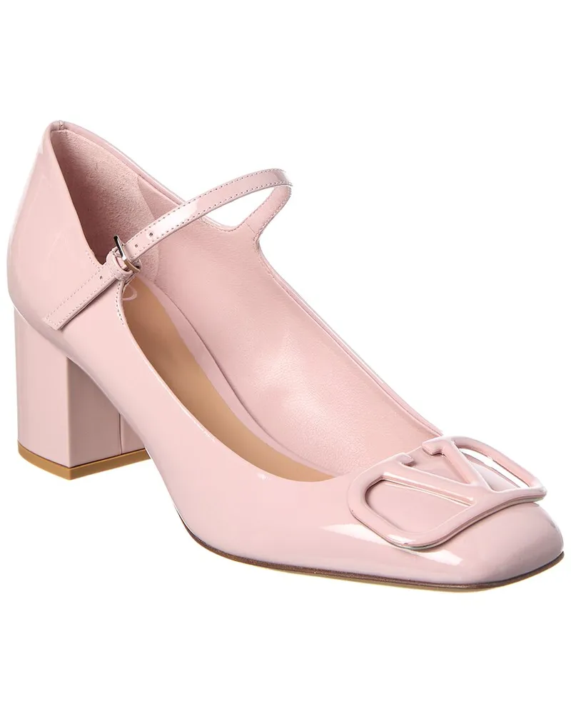 Valentino Garavani VLogo 60 Patent Pump Pink