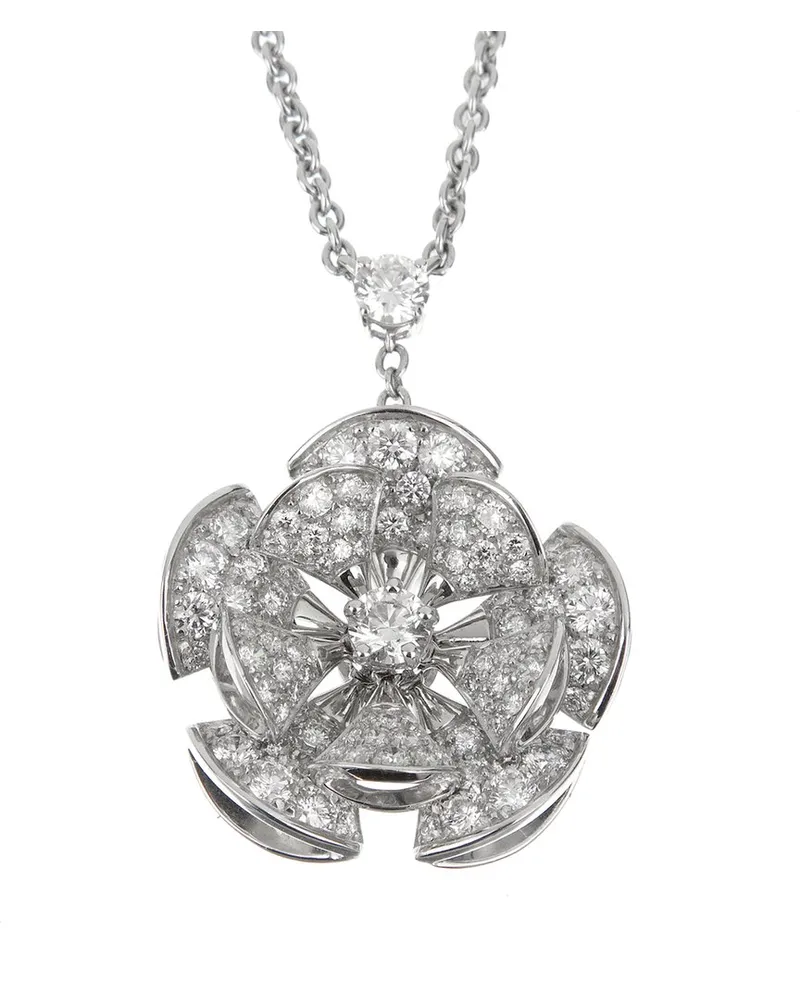Bulgari 18K 2.42 ct. tw. Diamond Divas Dream Necklace (Authentic Pre-Loved Nocolor