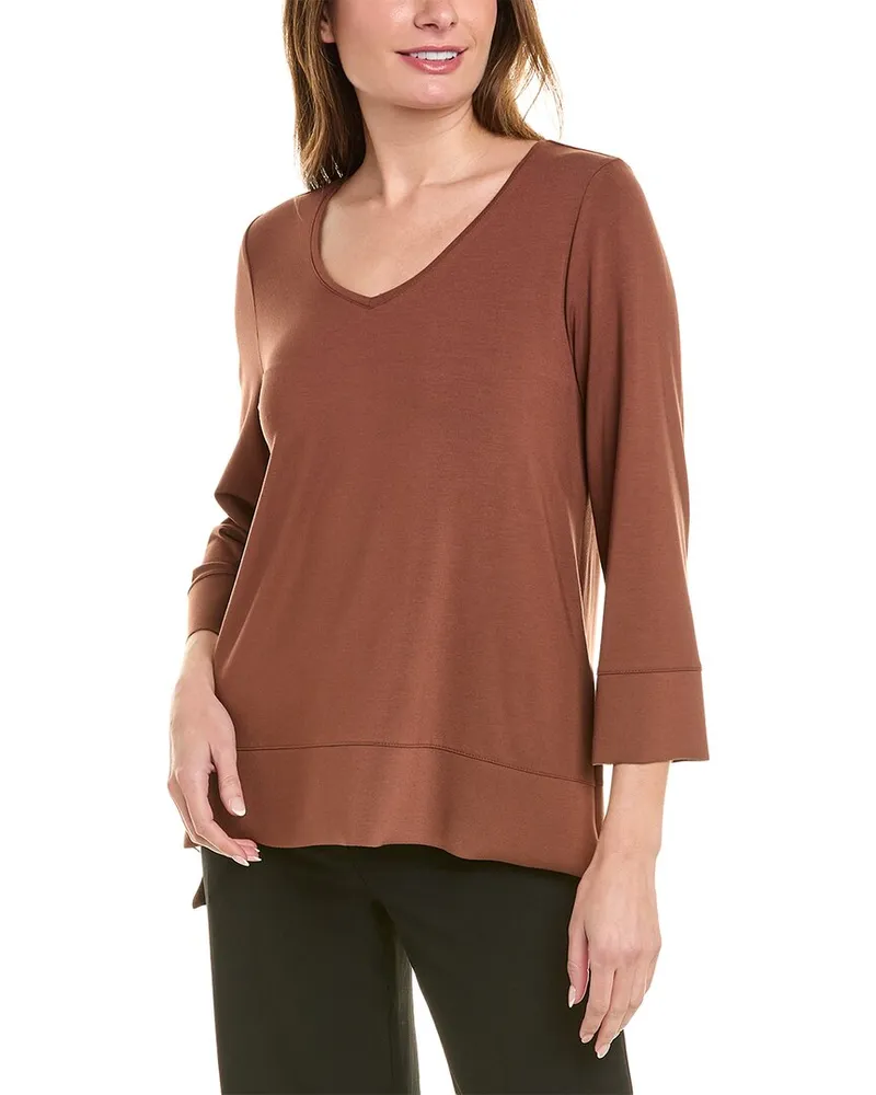 Joseph Ribkoff Top Brown