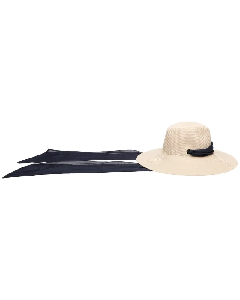 Eugenia Kim Cassidy Packable Wide-Brim Fedora White