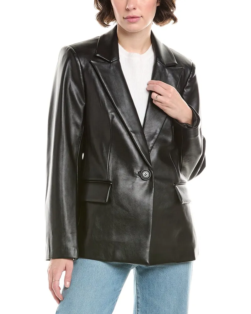 Sam Edelman Cutaway Blazer Black