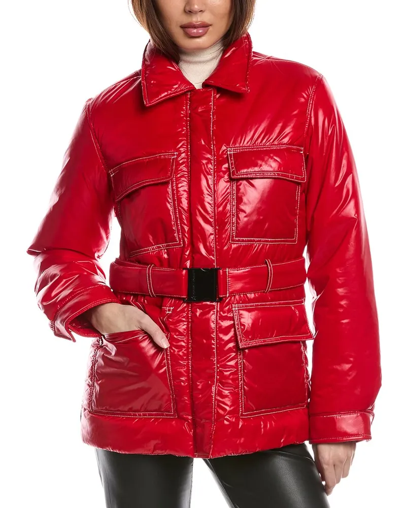 Perfect Moment Jade Shirt Jacket Red