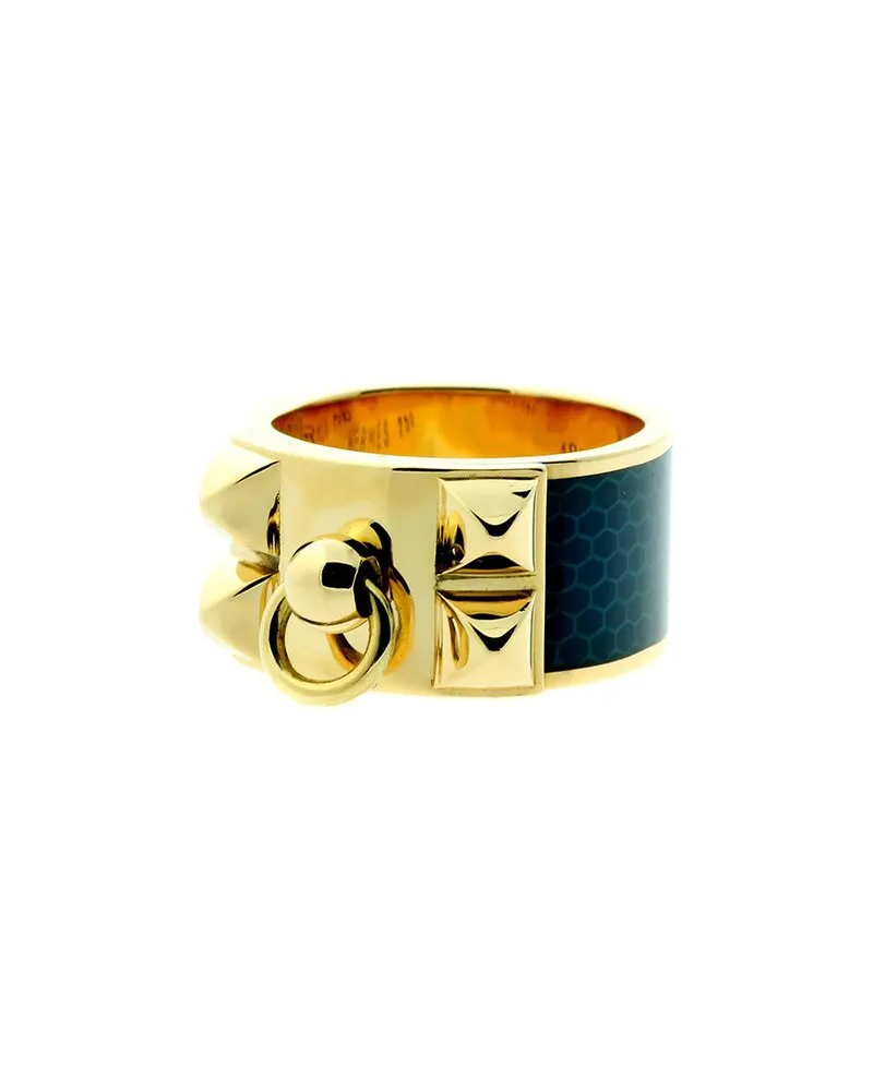 Hermès 18K Collier De Chien Ring (Authentic Pre-Loved Nocolor