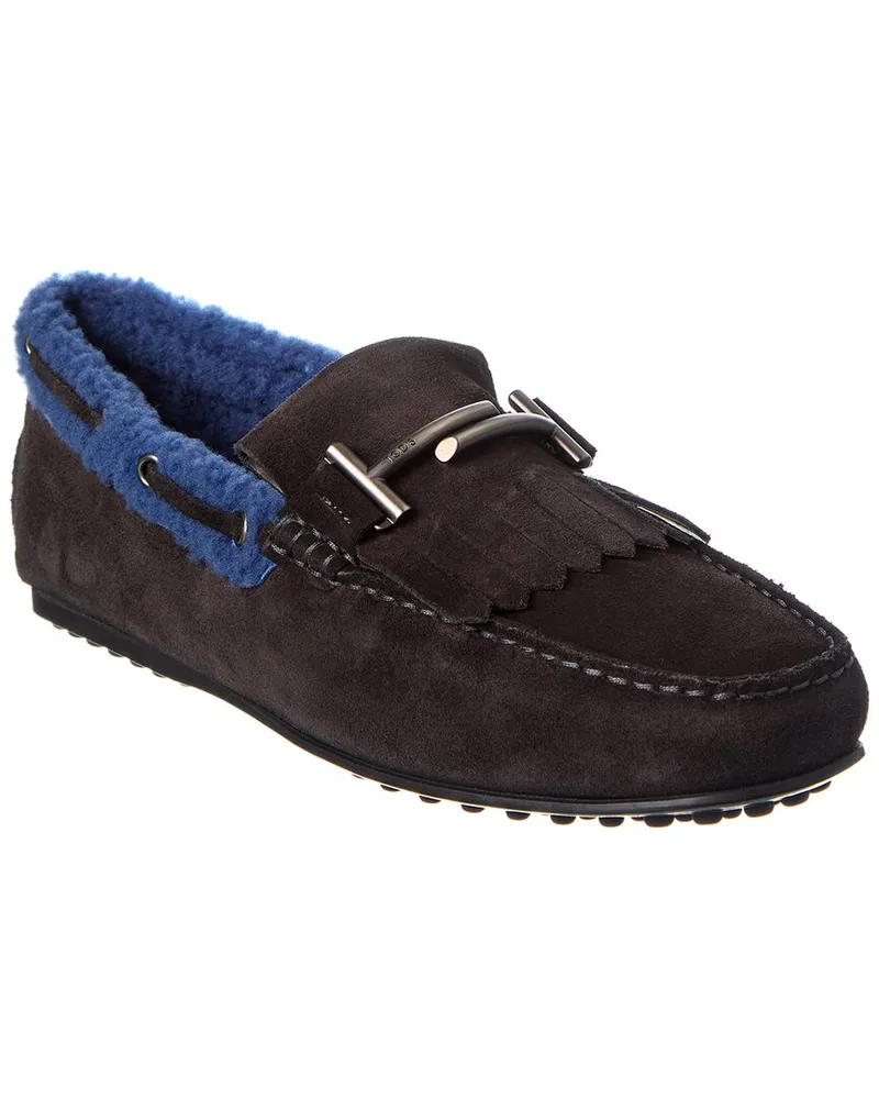 TOD'S TOD’s City Gommino Suede Loafer Nocolor