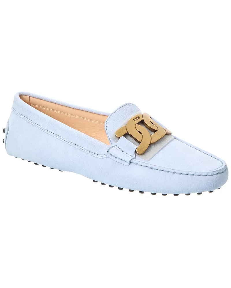 TOD'S TOD’s Gommini Suede Loafer Blue