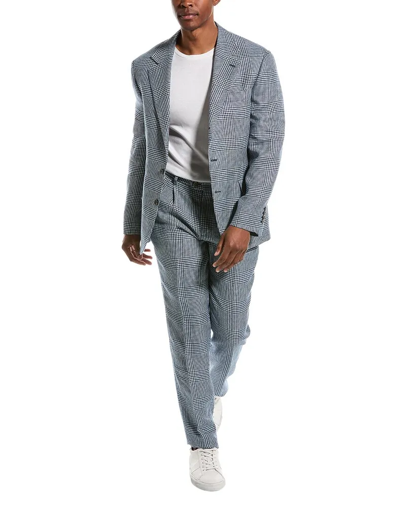 Brunello Cucinelli 2pc Linen & Wool-Blend Suit Nocolor