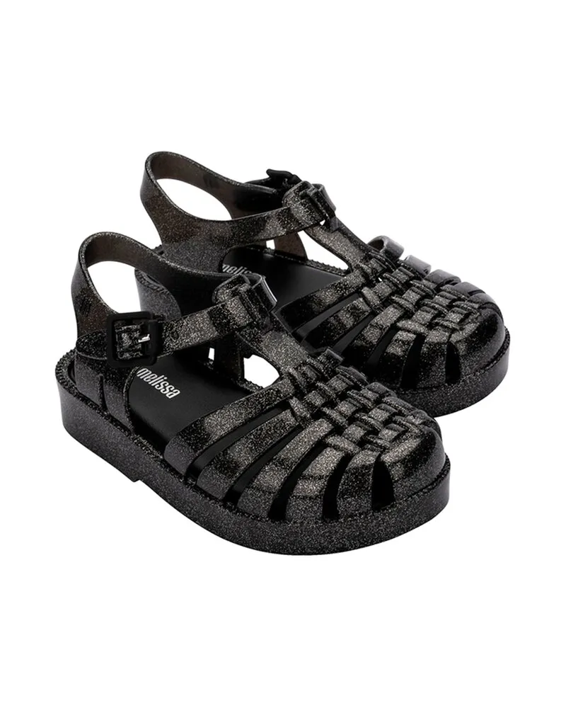 Melissa Possession Shiny BB Sandal Black