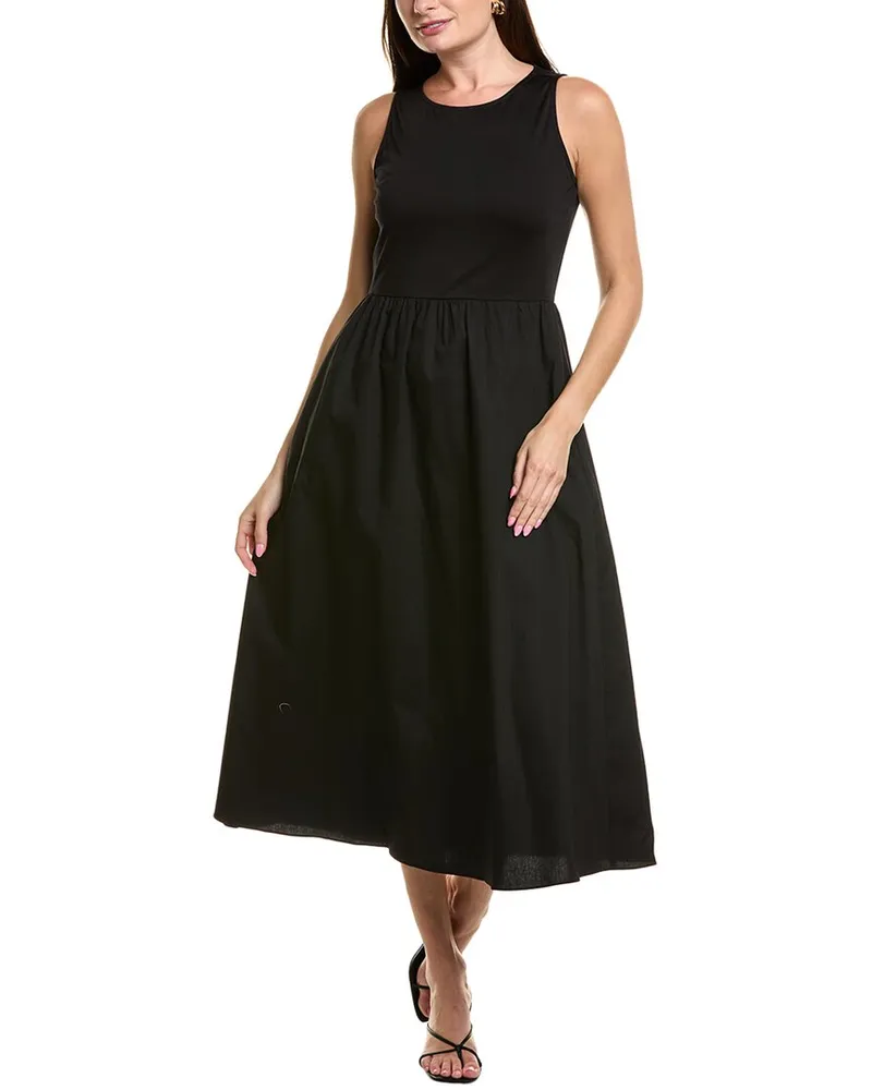 Anne Klein Harmony Midi Dress Black
