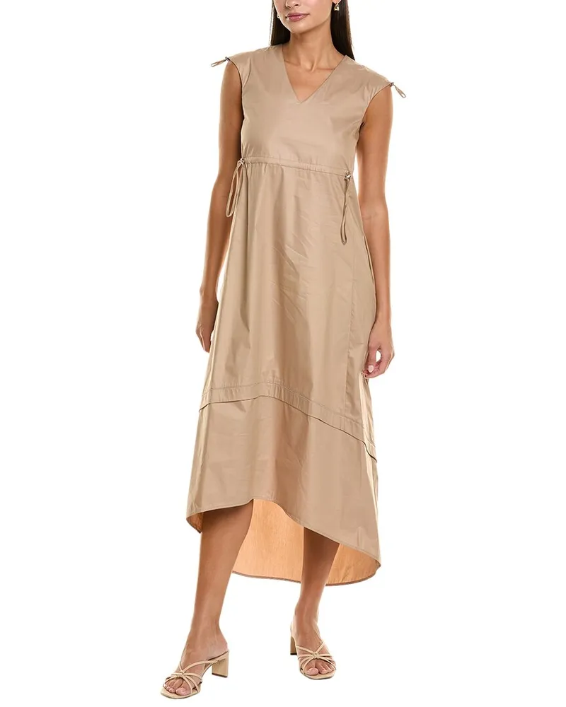 Peserico Midi Dress Tan