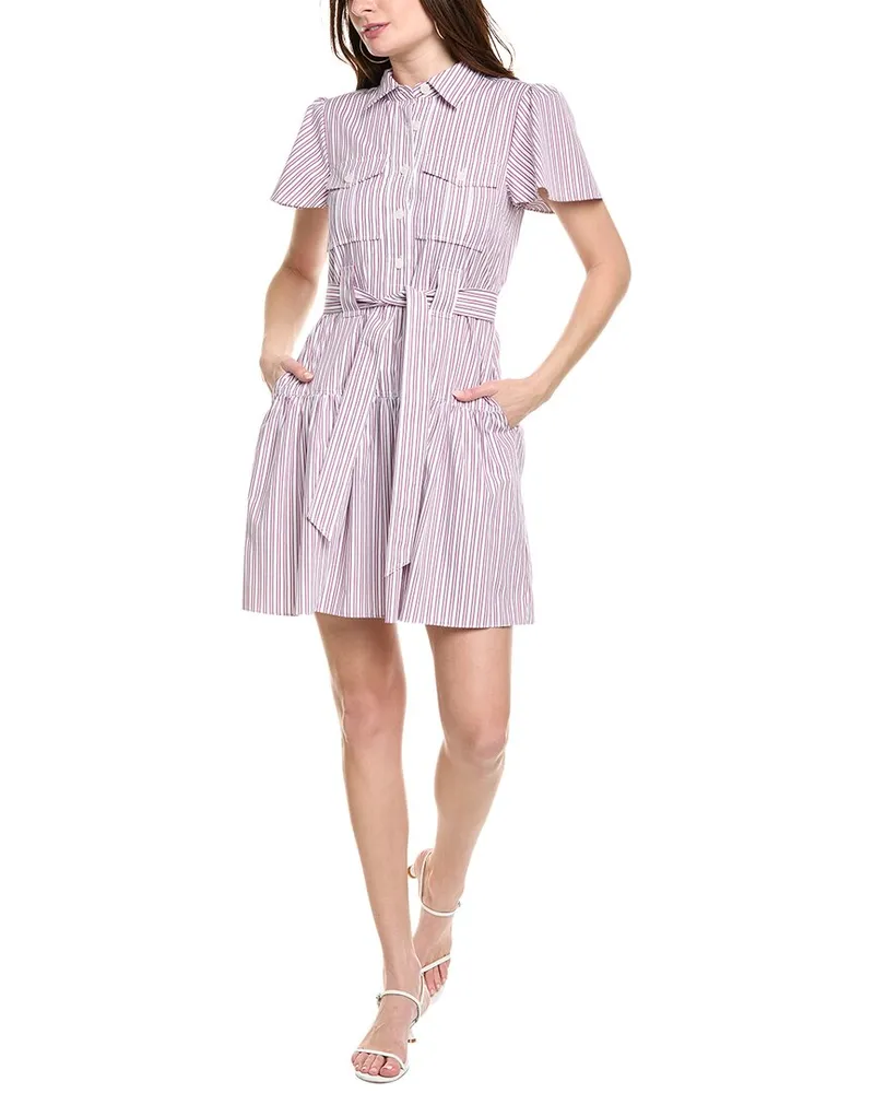 Derek Lam Pei Mini Dress Pink